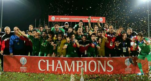 بالفيديو والصور.. العراق بطلاً لأمم آسيا تحت 22 على حساب الأخضر الأولمبي